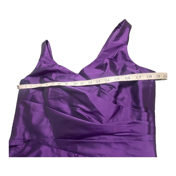 Alfred Sung Dress D624 Size 14 Majestic Purple Pocket Prom Cocktail Party Dress - Picture 11 of 13